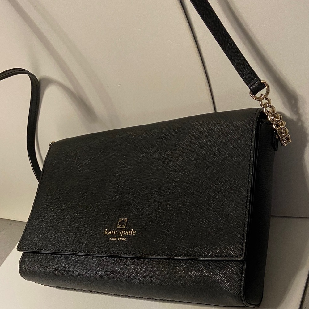 Kate Spade Elegant Black Crossbody Bag
